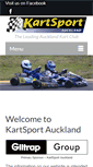 Mobile Screenshot of kartsportauckland.org.nz