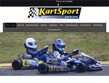 Tablet Screenshot of kartsportauckland.org.nz